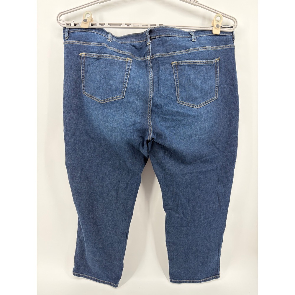 Sonoma Jeans Blue Mens 52x29 Straight Leg Flexwear Stretch Dark Wash Denim - Picture 2 of 7